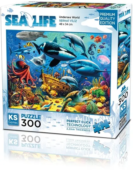 Puzzle KS Games din 300 piese- Lumea subacvatică