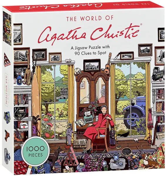 Puzzle Laurence King din 1000 piese - Lumea Agathei Christie