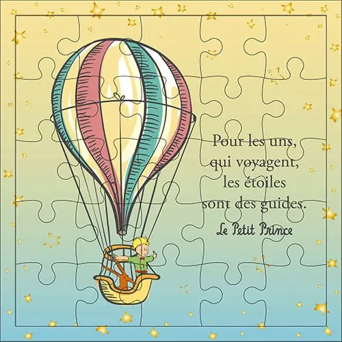 Puzzle - Le Petit Prince - Montgolfiere | Kiub
