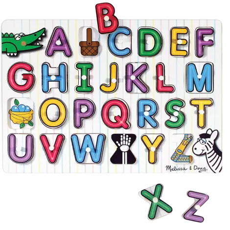 Puzzle lemn Alfabet Melissa and Doug 3272