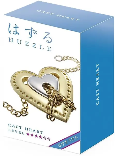 Puzzle logic metalic Hanayama - Cast Puzzle Heart Huzzle