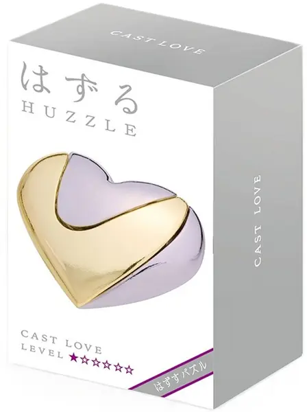 Puzzle logic metalic Hanayama - Cast Puzzle Love Huzzle