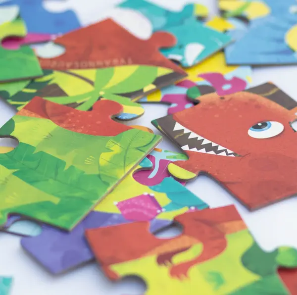 Puzzle - Lumea dinozaurilor, 20 piese | Mimorello
