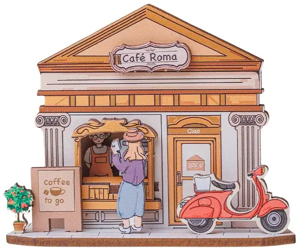 Puzzle magnetic 3D Cartartem - Cafenea