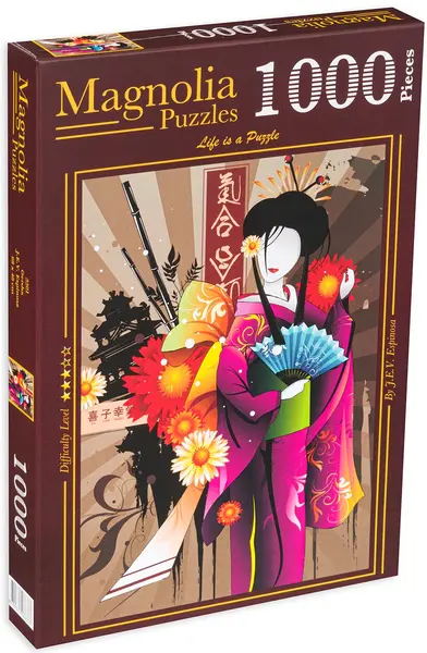 Puzzle Magnolia din 1000 de piese - Gheişă