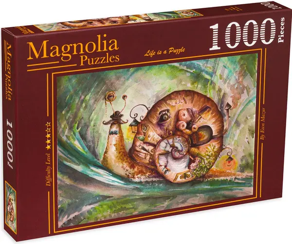 Puzzle Magnolia din 1000 de piese - Melc