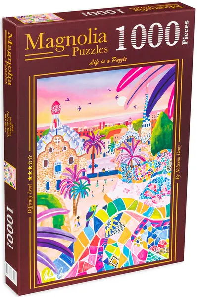 Puzzle Magnolia din 1000 de piese - Park Güell