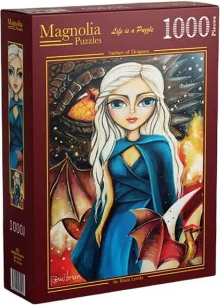 Puzzle Magnolia din 1000 piese - Mama Dragonilor