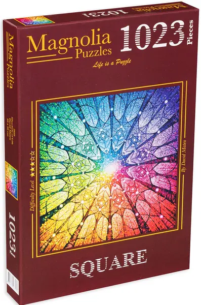 Puzzle Magnolia din 1023 de piese - Mandala vieții