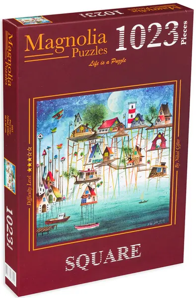 Puzzle Magnolia din 1023 de piese - Oraș magic