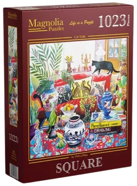 Puzzle Magnolia din 1023 piese - Poartă de pisici