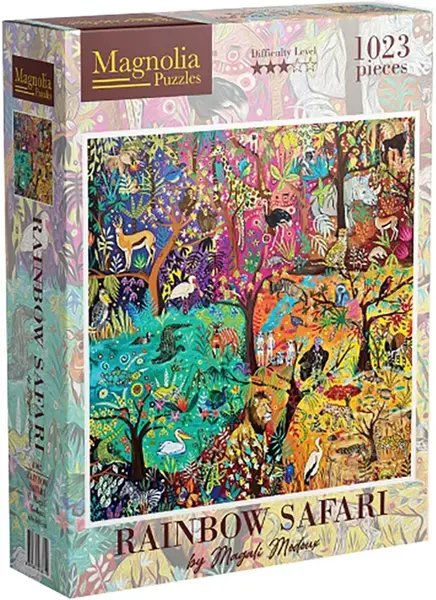 Puzzle Magnolia din 1023 piese - Safari colorat
