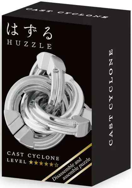 Puzzle mecanic - Mini Huzzle Cyclone - Silver | Hanayama