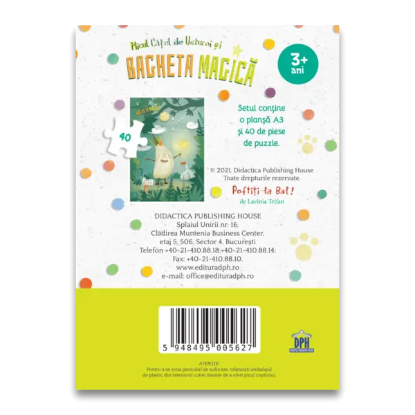 Puzzle - Micul catel de usturoi si bagheta magica | Didactica Publishing House