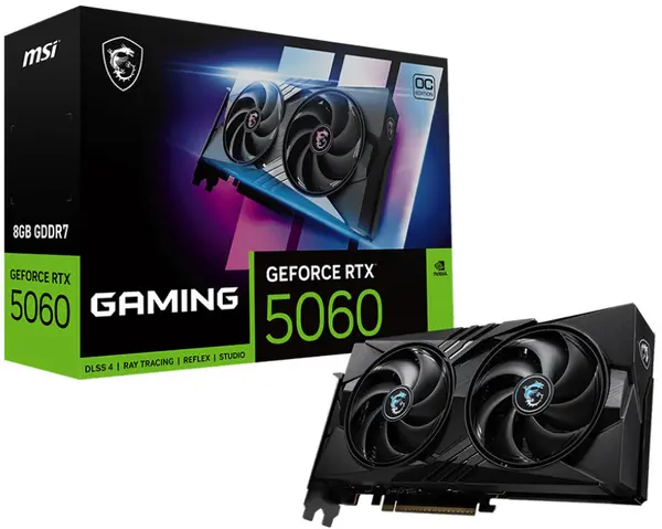 Puzzle MSI din 8 piese - GeForce RTX 5060 Gaming OC, 8GB, GDDR7