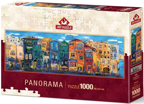 Puzzle panoramic Art Puzzle din 1000 de piese - Orasul colorat