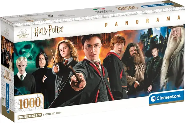 Puzzle panoramic Clementoni din 1000 piese - Harry Potter