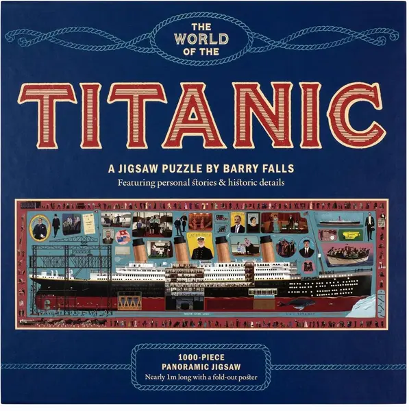 Puzzle panoramic Laurence King din 1000 piese - Lumea Titanicului