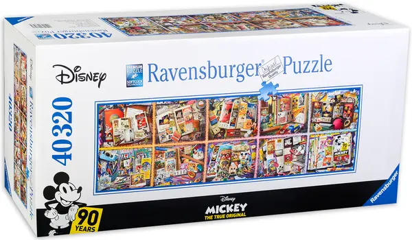 Puzzle panoramic Ravensburger din 40 320 de piese - Magia lui Minnie Mouse