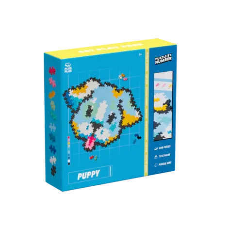 Puzzle pe numere Plus-Plus, 500 piese, Catelus