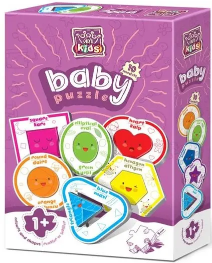 Puzzle pentru bebelusi Art Puzzle - Culori si forme