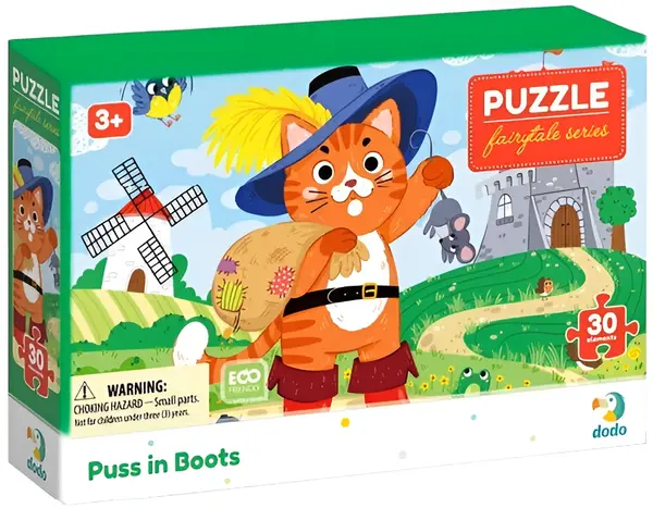 Puzzle pentru copii DoDo din 30 piese - Puss în cizme