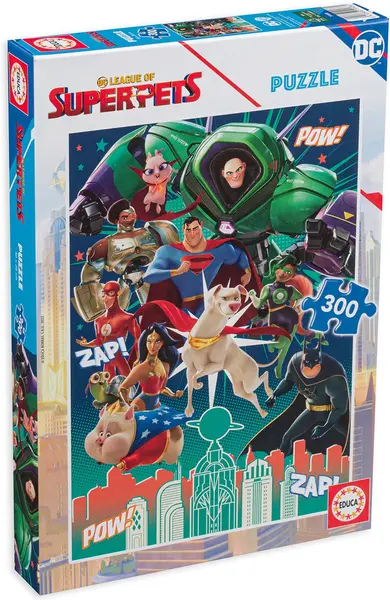 Puzzle pentru copii Educa din 300 de piese - DC Super Heroes