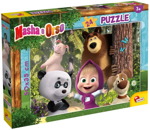 Puzzle pentru copii Lisciani din 24 piese - Vom fi prieteni?