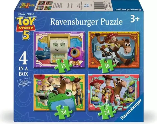 Puzzle pentru copii Ravensburger 4 în 1 - Jocul jucăriilor 5