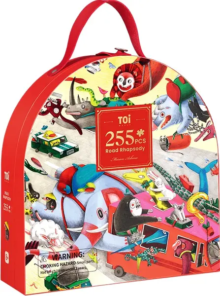 Puzzle pentru copii Toi World - Pe drum, 255 piese