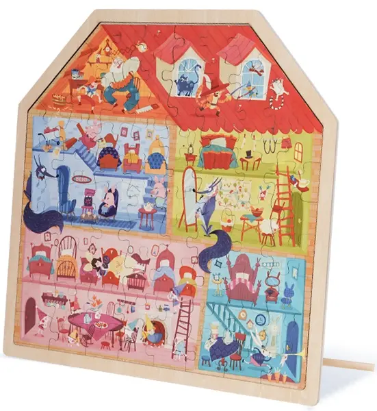 Puzzle pentru copii Toy World - Casa din povesti, 80 piese