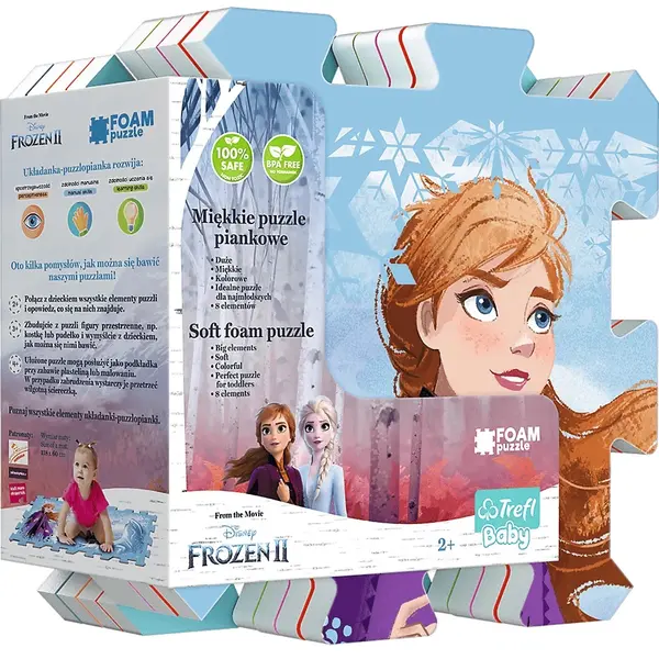 Puzzle pentru podea pentru bebelusi Trefl din 8 piese - Frozen 2