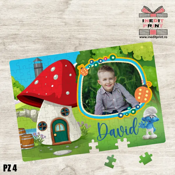 Puzzle personalizat Strumfi PZ4
