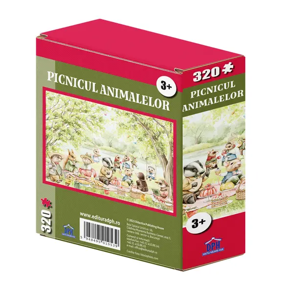 Puzzle - Picnicul Animalelor, 320 piese | Didactica Publishing House