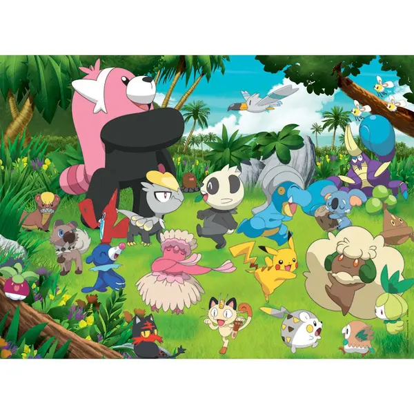 Puzzle - Pokemoni salbatici, 300 piese XXL | Ravensburger