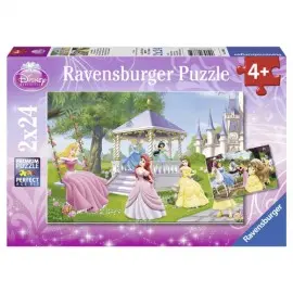 Puzzle printesele incantatoare 2x24 piese