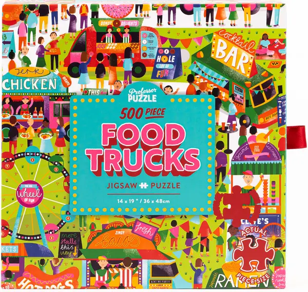Puzzle Professor Puzzle din 500 de piese - Food Truck