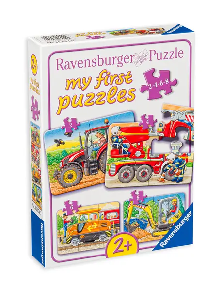 Puzzle Ravensburger 4 în 1 - La serviciu