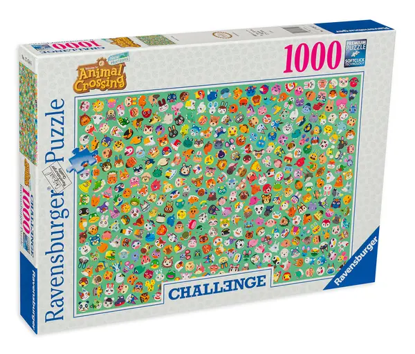 Puzzle Ravensburger cu 1000 de piese - Animal Crossing
