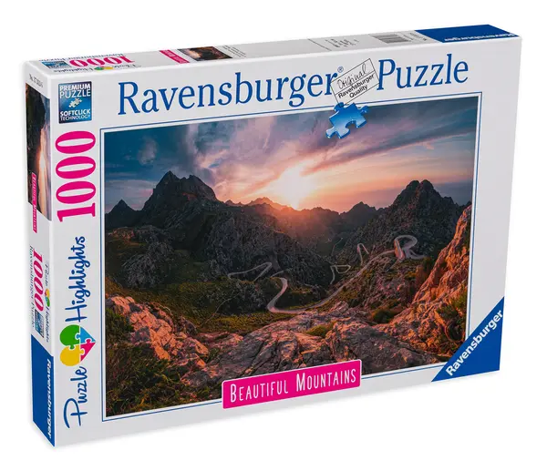 Puzzle Ravensburger cu 1000 de piese - Munți frumoși