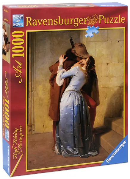 Puzzle Ravensburger de 1000 piese - Sarutul, Francesco Ayets
