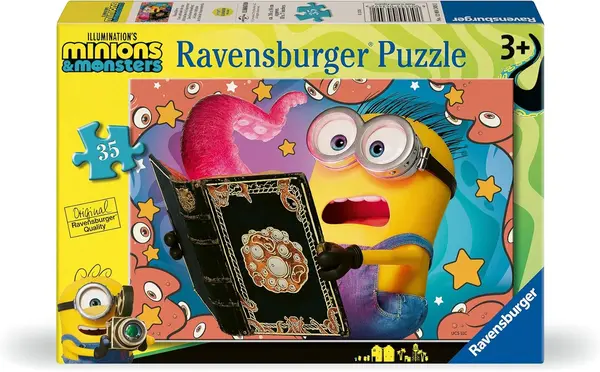 Puzzle Ravensburger de 35 piese - Minions și monștri