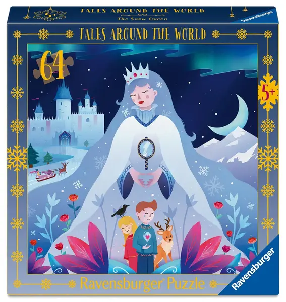 Puzzle Ravensburger de 64 piese - Regatul de gheață