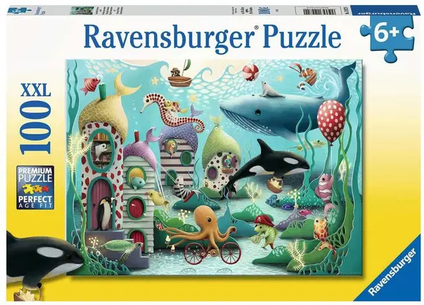 Puzzle Ravensburger din 100 XXL de piese - Underwater Miracles