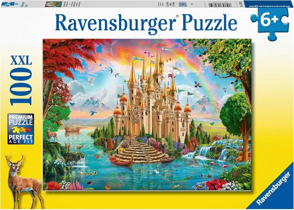 Puzzle Ravensburger din 100 XXL piese - Castel de poveste