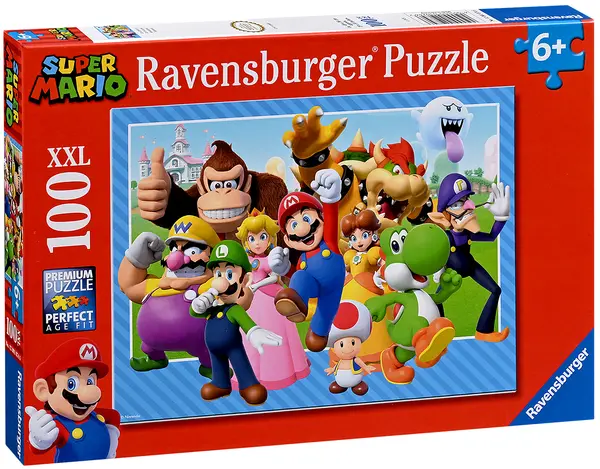Puzzle Ravensburger din 100 XXL piese - Super Mario