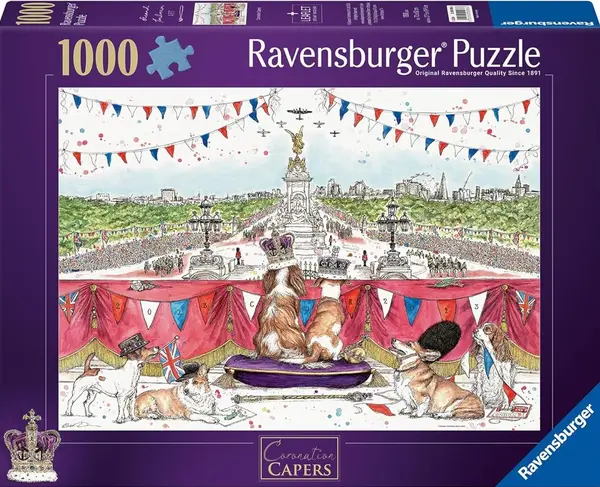 Puzzle Ravensburger din 1000 de bucăți - Capriciile Coroanei