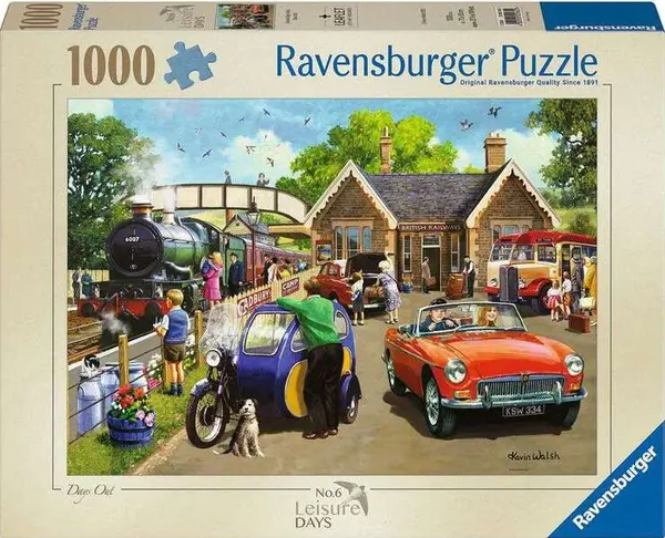 Puzzle Ravensburger din 1000 de bucăți - Ieșiri