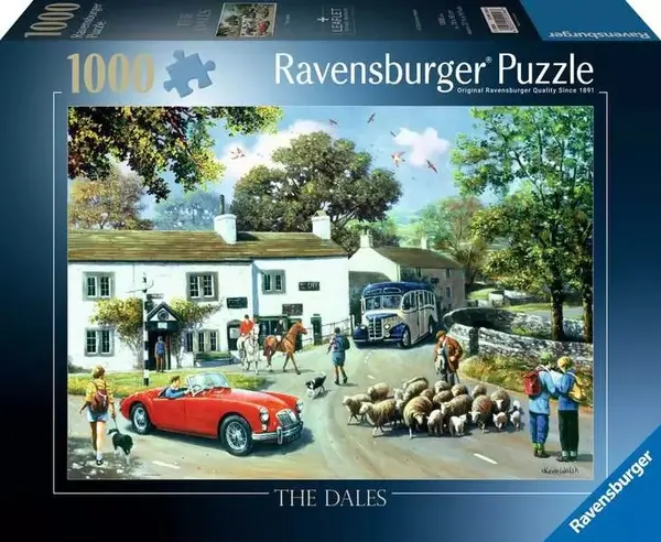 Puzzle Ravensburger din 1000 de bucăți - Văile