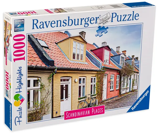Puzzle Ravensburger din 1000 de piese - Arihus, Danemarca